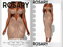 Rosary. Andrea . Set Tan