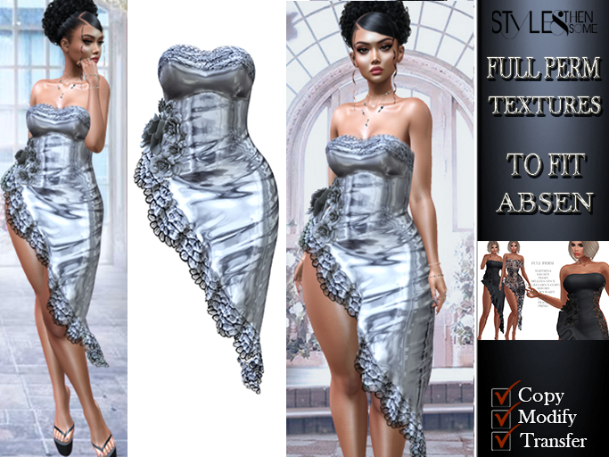 STYLES-5906   **ABSEN** F-1499 DRESS  TEXTURE FULL PERM-v2