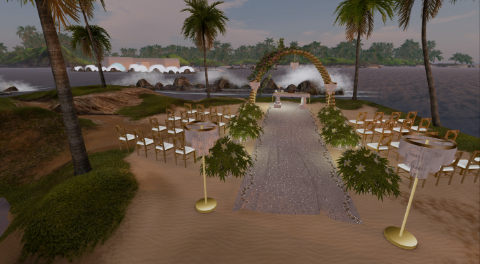 Golden Beach Wedding Ceremony