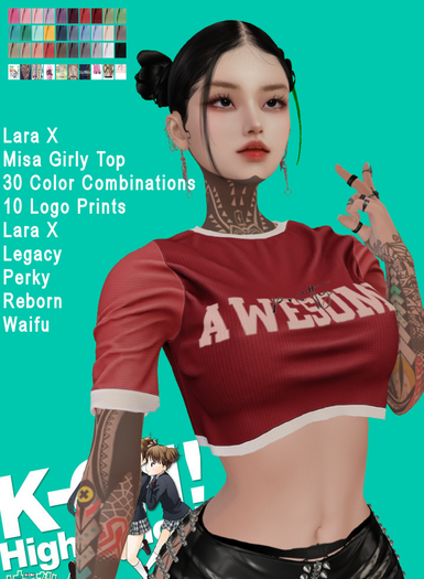 KO-H Lara X Misa Girly Top FatPack