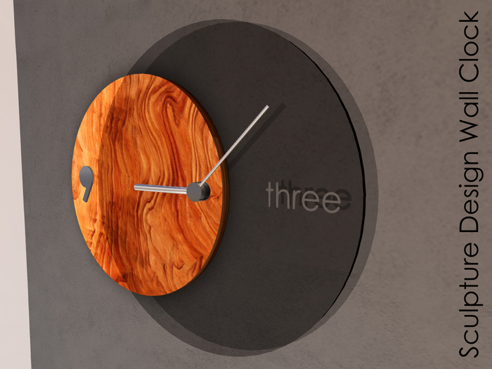Sculpture Design Wall Clock