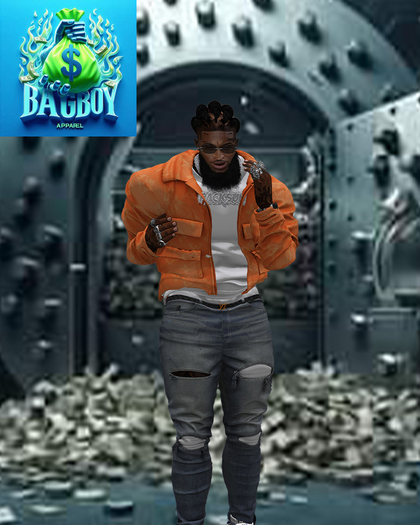 Orange LV Out Fit