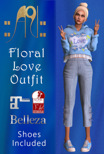 ::AU::  FLORAL LOVE OUTFIT 