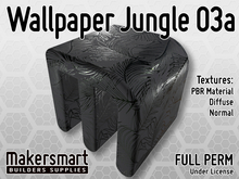 PBR Fabric Wallpaper Jungle 03a