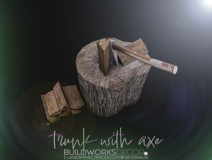buildworksdecor ~ Trunk With Axe ver.2 / Boxed