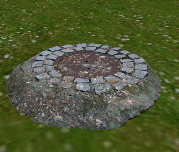 sewer lid 1 mesh 3 prim
