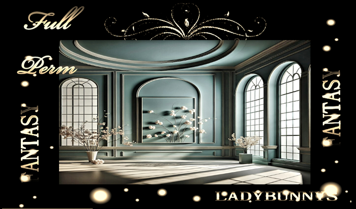 Fantasy Background Textures-Teal Room Backdrops-full perm