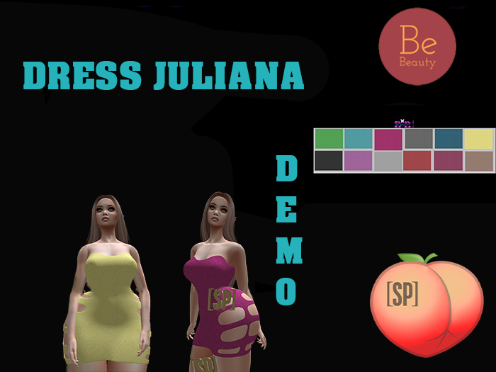 Be Beauty-DRESS JULIANA-PEACH PETITE-DEMO