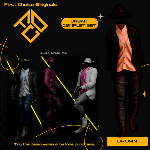 .: [F.C.O.] Urban Complet Set [Brown] :.