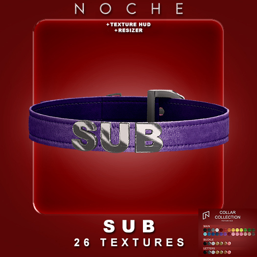 Noche. Collar Collection. SUB