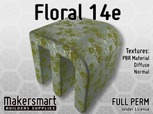 PBR Texture Fabric Floral 14e