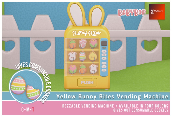 ::bb:: Bunny Bites - Vending Machine - Yellow