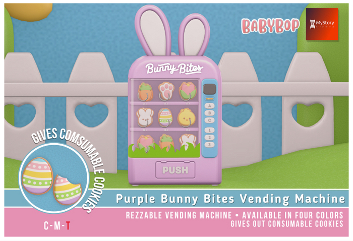 ::bb:: Bunny Bites - Vending Machine - Purple