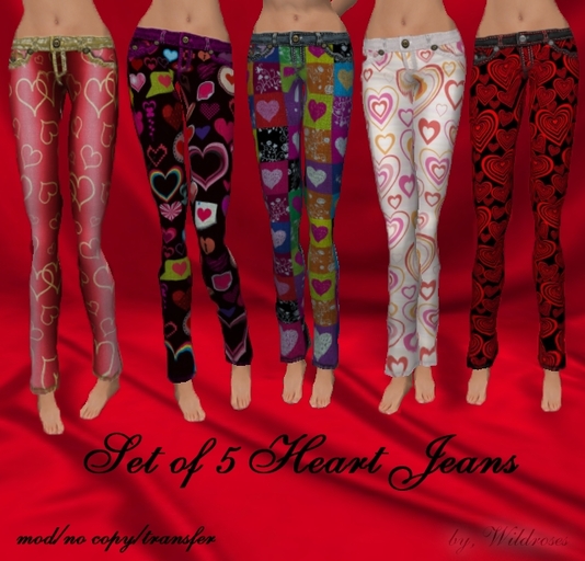 ~WC~ Heart Jeans set