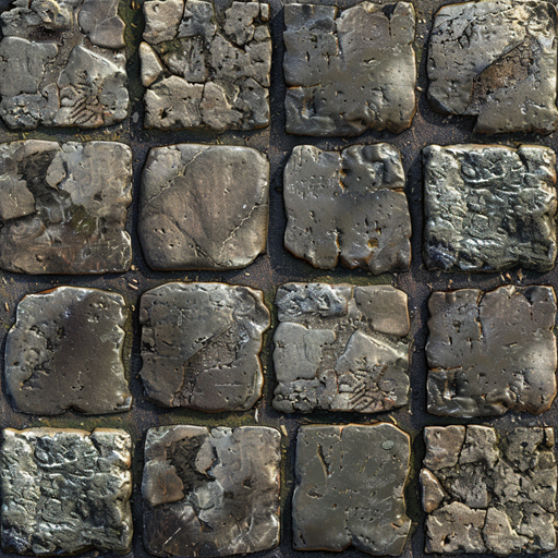Paver Stone Pathway Texture