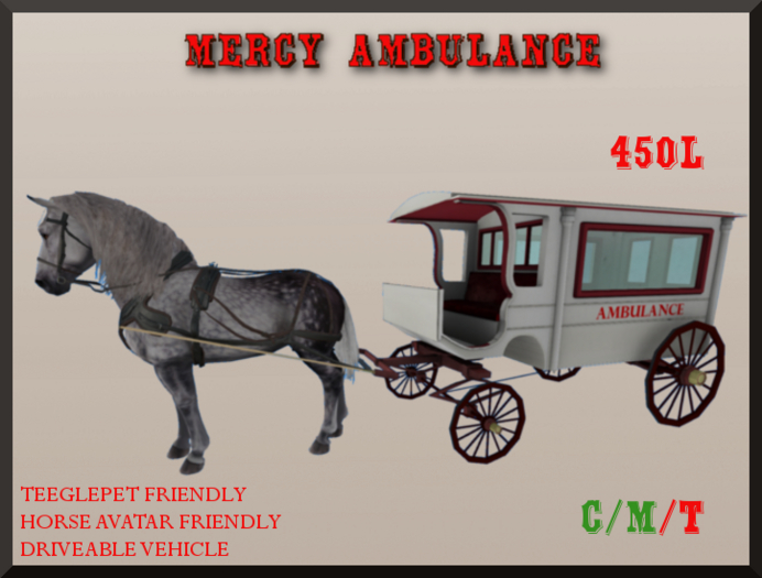Antique Ambulance White Boxed