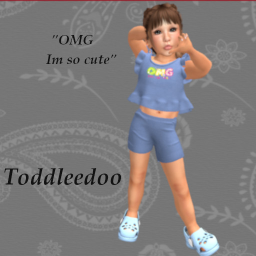TD Blue OMG I'm Cute (fitted)