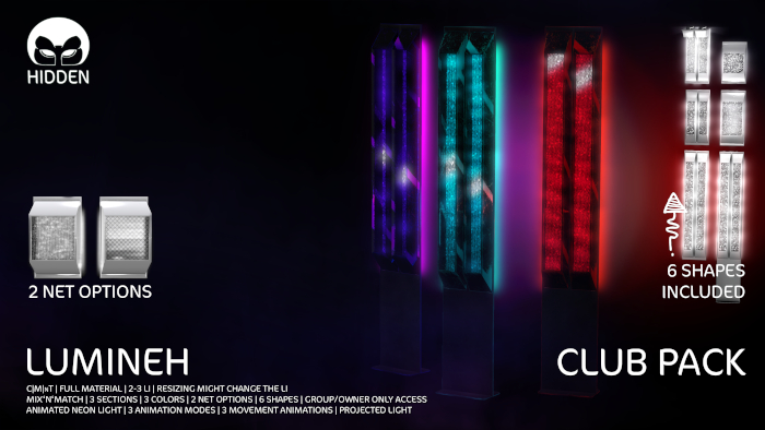 HIDDEN :: LUMINEH :: CLUB PACK