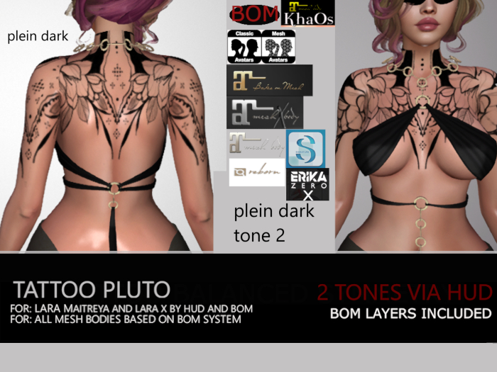 TATTOO PLUTO TOP - 2 TONES .::KhaOs::.