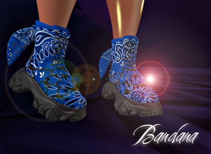 URBANN + BLUE BANDANA SHOES * REBORN
