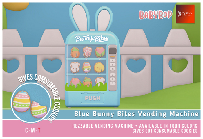 ::bb:: Bunny Bites - Vending Machine - Blue