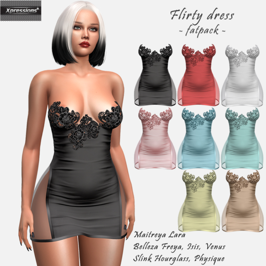 [Xprs] - Flirty Dress FATPACK