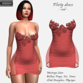 [Xprs] - Flirty Dress Red