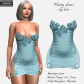 [Xprs] - Flirty Dress Sky Blue