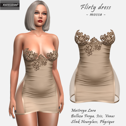 [Xprs] - Flirty Dress Mocca