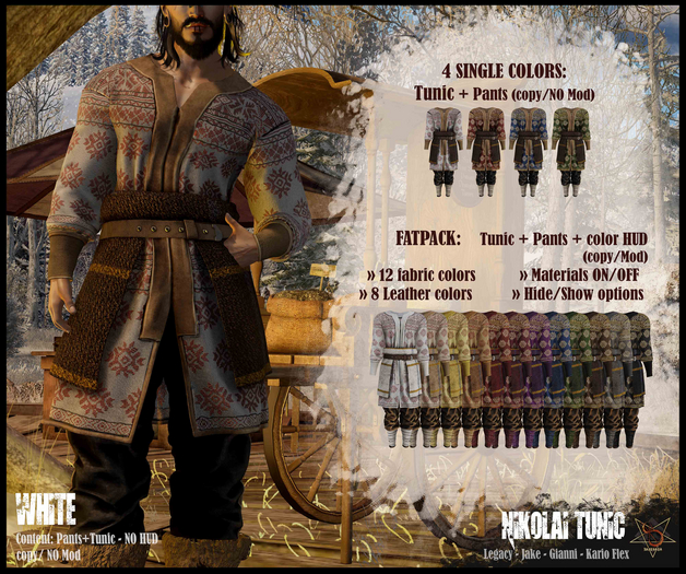 //RKS// Tunic Nikolai - White