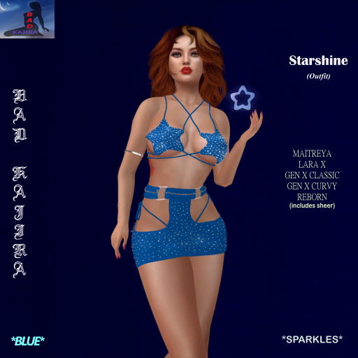 @-'-BK-'-@ Starshine Outfit - BLUE (ADD)