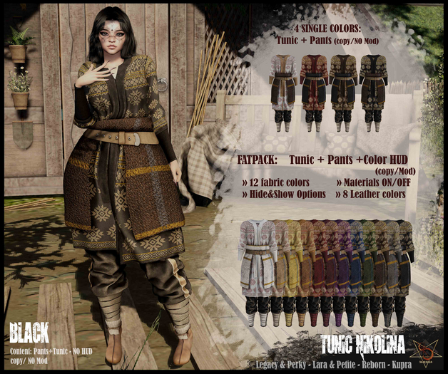 //RKS// Tunic Nikolina - Black