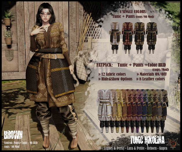 //RKS// Tunic Nikolina - Brown
