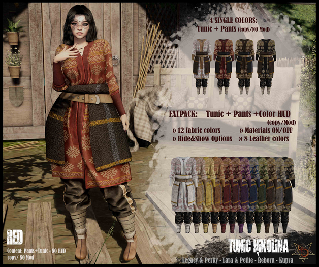//RKS// Tunic Nikolina - Red