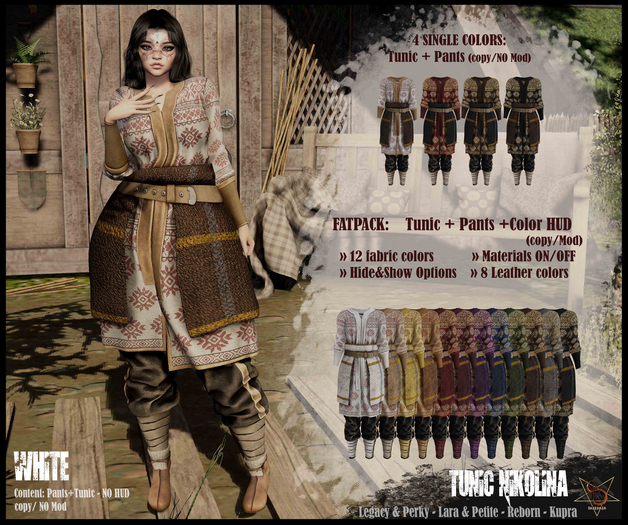 //RKS// Tunic Nikolina - White