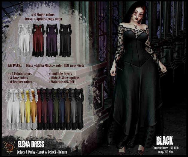 //RKS// Dress Elena - Black