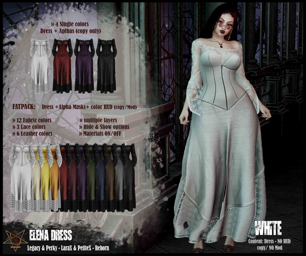 //RKS// Dress Elena - White