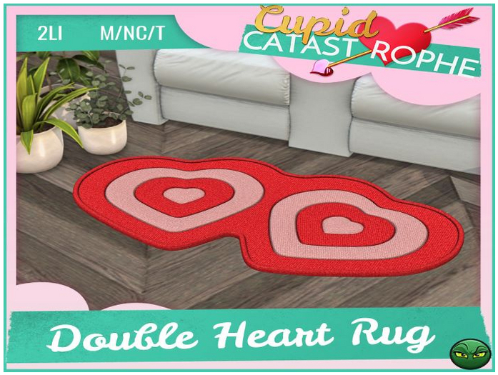 MadPea Double Heart Rug