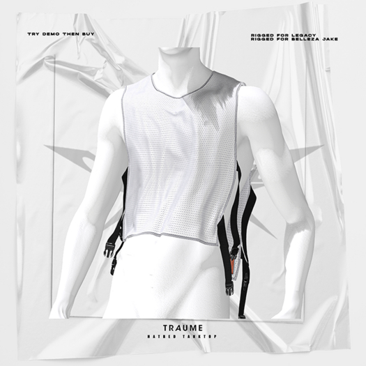 [Traumte] Hatred Tanktop White