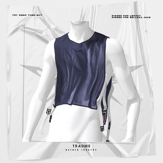 [Traumte] Hatred Tanktop Navy Blue