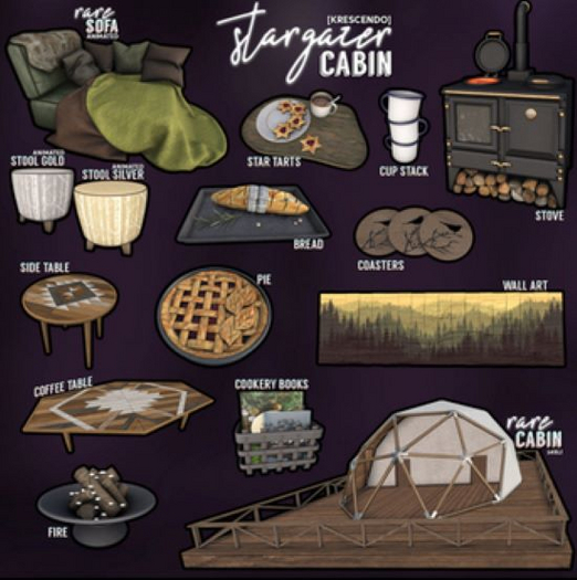 [Kres] Stargazer Cabin - Side Table