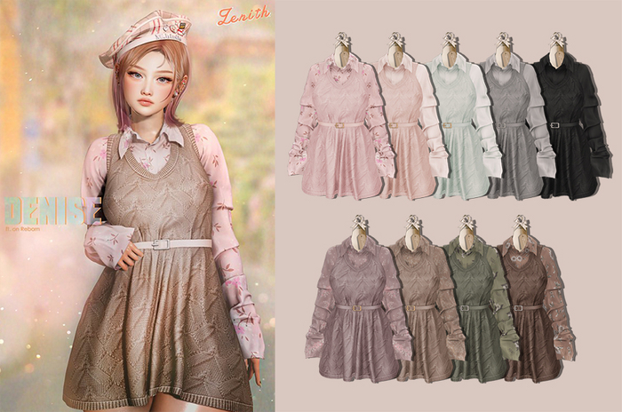 (Wear) =Zenith=Denise Sweater Dress (ALL)