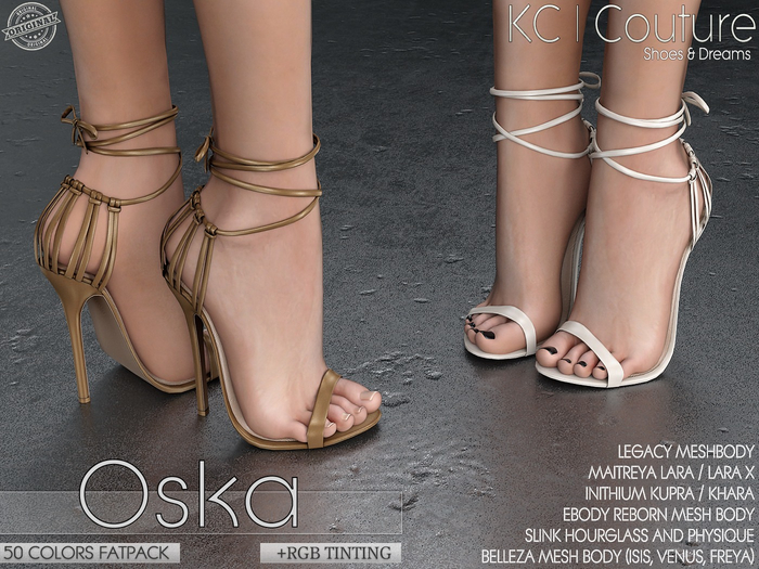 -KC- OSKA HEELS / 50 COLORS FATPACK