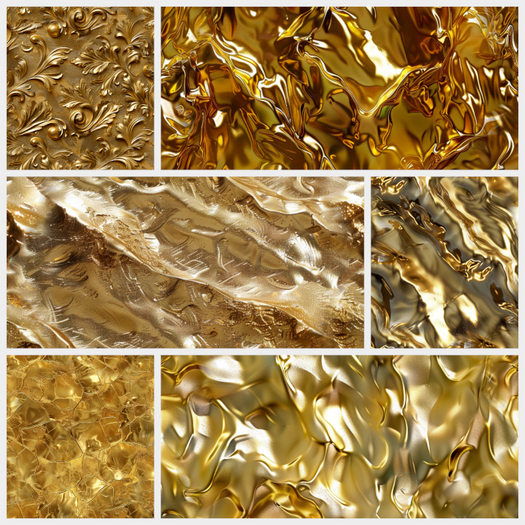 *C.C* - Gold - Carved , Liquid , Rough - Full Perm , Seamless