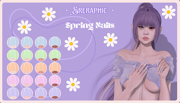 .Seraphic. Spring Coffin Nails