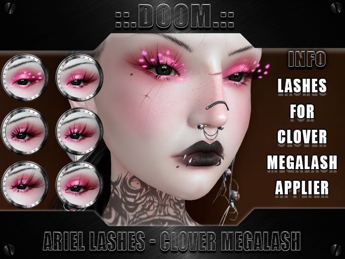 ::,DOOM.:: Ariel Lashes - Clover Megalash