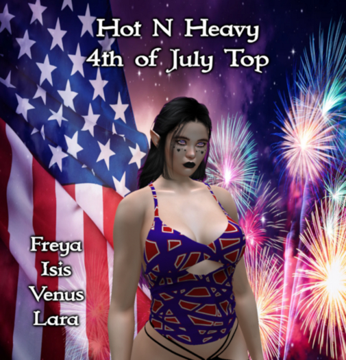 Hot N Heavy - 4th Of July Top
