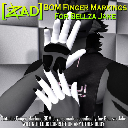 [ZAD] BOM Finger Markings: Belleza Jake
