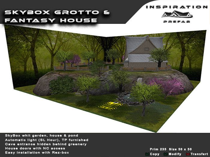 SkyBox Grotto & Fantasy House