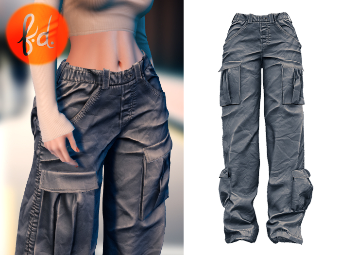 (fd) Grunge Cargo Pants - Street